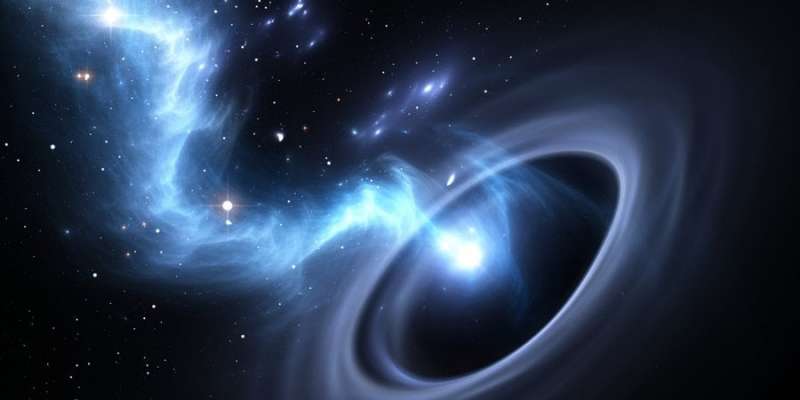Випромінювання Гокінга. Фізики змоделювали чорну діру в лабораторії і спостерігали надзвичайний ефект