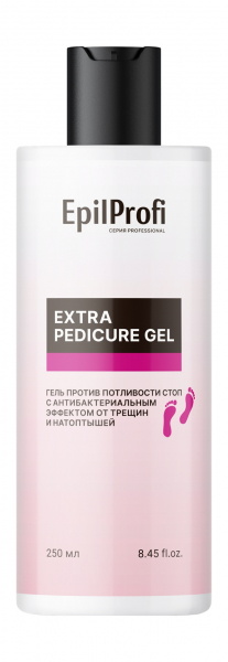 Epilprofi Professional Extra Pedicure Gel Гель для ног от потливости, трещин и натоптышей с антибактериальным эффектом