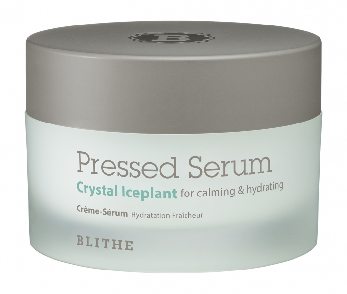 Blithe Crystal Iceplant Pressed Serum Увлажняющая успокаивающая спресованная сыворотка для лица с экстрактом ледяника | 50 мл