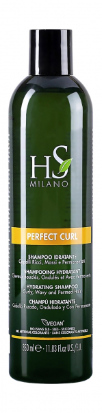 HS Milano Perfect Curl Hydrating Shampoo Увлажняющий шампунь для кудрявых, вьющихся и для волос с химической завивкой | 350 мл